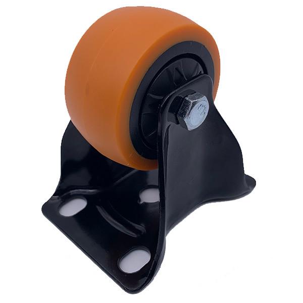 Buy cheap 50mm Fixed Rigid Plate Polyurethane Tread Caster Wheel from wholesalers