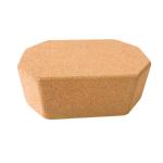 Octagonal Yoga Block Cork Brick Non Slip 215 X 138 X 67mm
