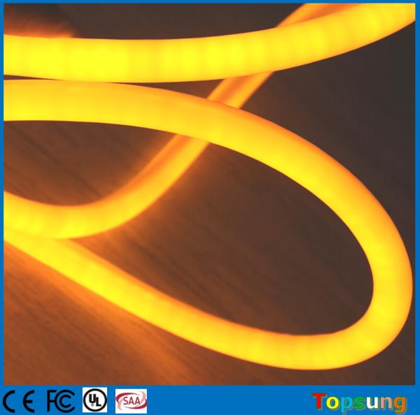 Buy cheap 12V flexible neon led light IP67 360 degree round rope Christmas light yellow from wholesalers