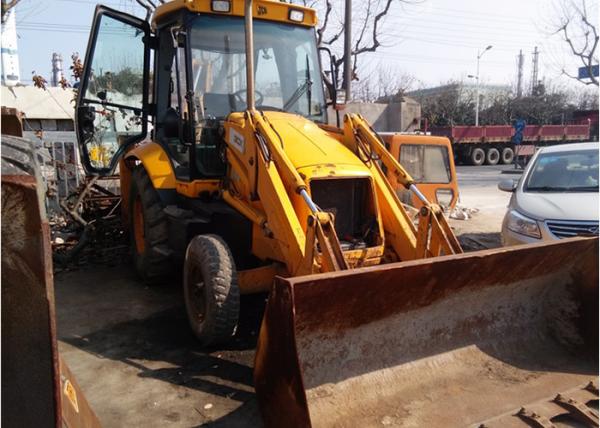 Buy cheap Used England JCB 3CX Backhoe Loader , Used Tractor Backhoe Loader Yellow Color from wholesalers