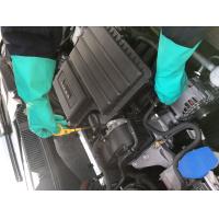 Buy cheap Reusable Industrial Unlined Nitrile Rubber Gloves Chenical Resistant Cut product