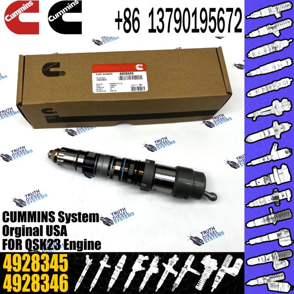 Construction Machinery Spare Parts Injector 3867762 4928345 4087886 4001830 For