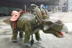 Life Size Walking Dinosaur Rides , 110V / 220V AC Robotic Deer Dinosaur Car