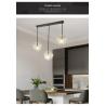 Buy cheap Modern Led Pendant Lamp Living Dining Room Bedroom Decoration Glass Stone Pendant Light(WH-GP-80) from wholesalers