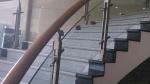 Easy Cleaning Stair Balustrade Glass High Polished Edges Colorful