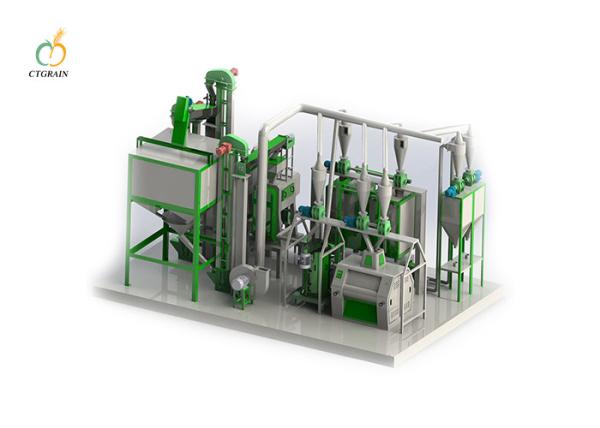 Buy cheap Wheat Flour Grinding Mill 40 TPD Compact Flour Mill from wholesalers