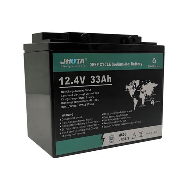 Buy cheap 12.4V 33Ah Sodium Ion Battery Packs Overcharge Protection Plastic Casing from wholesalers