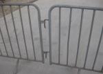 Hot - Dipped Galvanized Crowd Control Barricades Canada 1100X2200mm Size