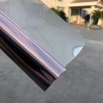 Purple Silver Building Window Film 2mil 1.52m X 30m UVR 80% IRR 90% Insulation