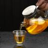 Buy cheap Electric Stove Safe Transparent Glass Tea Set With Stainless Steel Airtight Lid from wholesalers