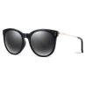 Buy cheap Plastic Metal PEI Sunglasses Ladies Grey Lens Ultra Light Durable Lens Width 55MM from wholesalers