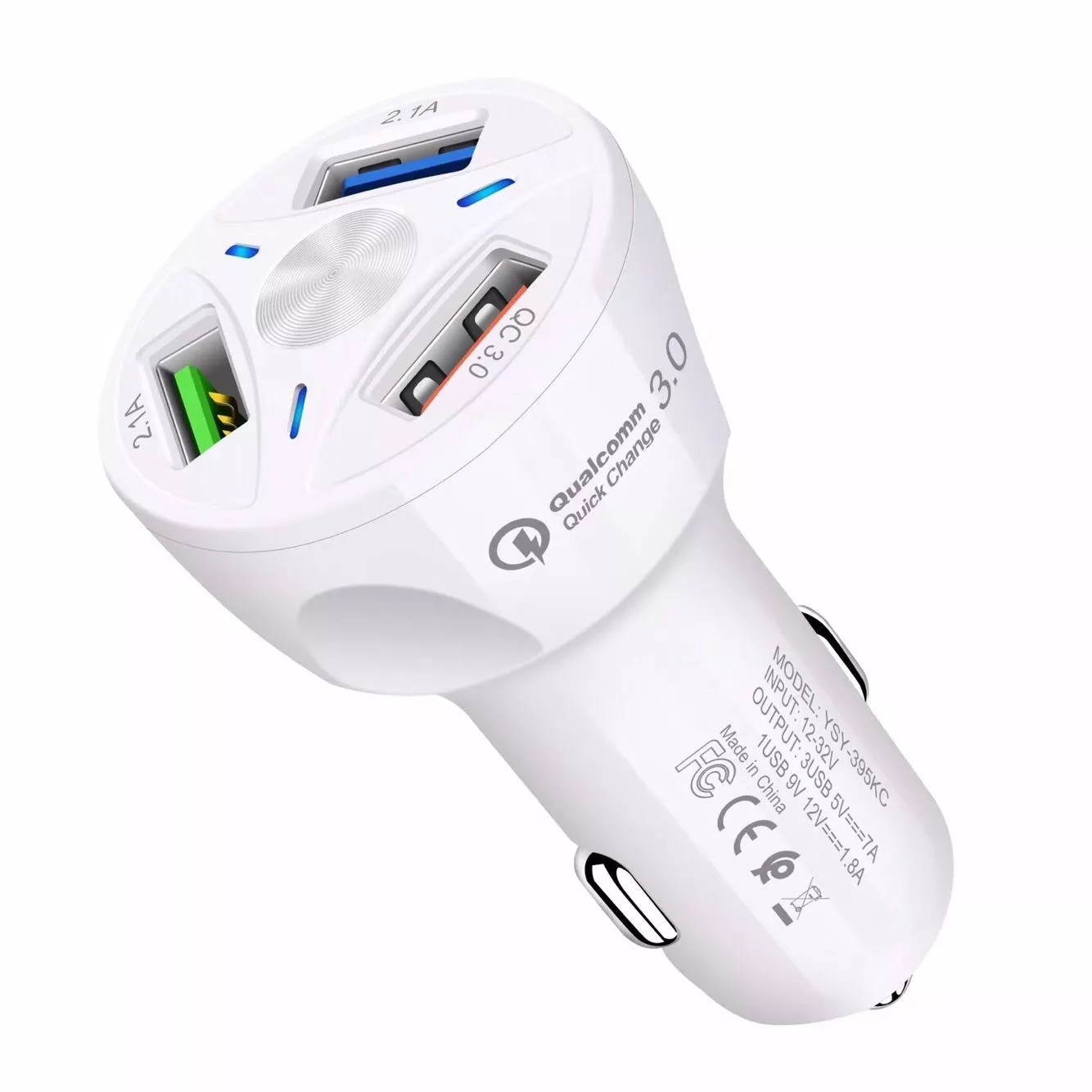 Customized new 2020 3-port fast charging Multi-function QC3.0 quick charge USB C PD3.0 36W USB-C power delivery car char