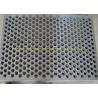 Buy cheap Phosphor Bronze Cross Hole 50mm Opening Perforated Metal Mesh Screen from wholesalers