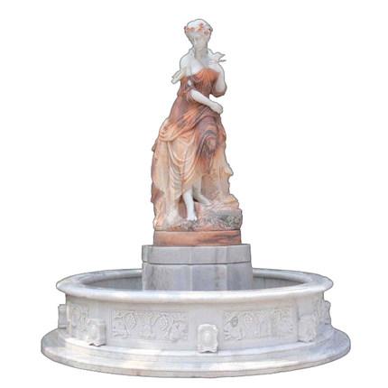 Buy cheap Stone Fountain Carved Marble Water Fountain for Garden Outdoor (YKOF-8) from wholesalers