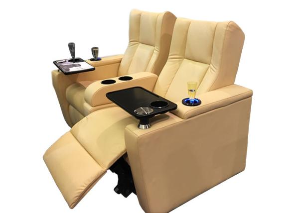 Buy cheap Entertainment 3 Seater Metal Base Movie Recliners from wholesalers