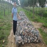 Woven Iron Gabion Retaining Wall Cages For Stones Drainage Canal Reinforcement