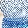 Buy cheap Hand Crimped Blue Steel Metal Mesh Curtains For Construction And Buildings from wholesalers