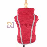 Buy cheap Red Heather Sweatshirt Fleece Autumn Velcro Pet Coat For Dog product