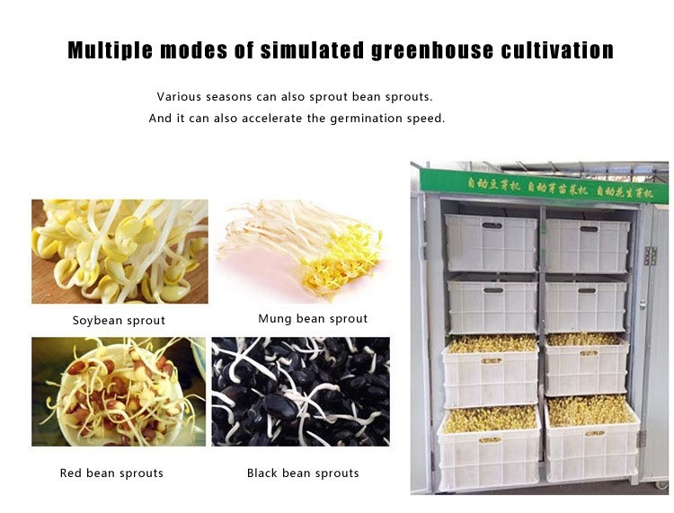 Full Automatic Fodder Growing Systems Hydroponic Automatic Sprouting Machine