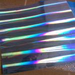 Flexo Rainbow Holographic Foil Cold Stamping Silver Holographic Foil For Wet