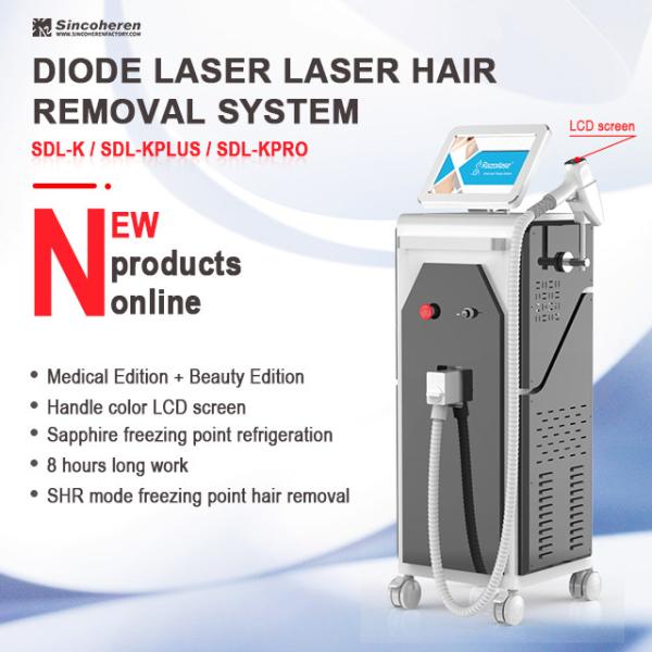 Buy cheap OEM Lady 808nm Laser Hair Removal Machine With Cooling 5-400ms from wholesalers