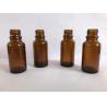 Buy cheap hot sale 20ml amber dropper bottle glass bottle from wholesalers