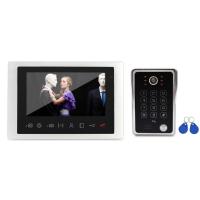 Buy cheap Smart door phone door intercom and keypad camera 10" inch monitor video gate product