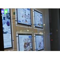 Buy cheap Indoor Crystal LED Estate Agent Window Displays Slim Lightbox Energy Saving product