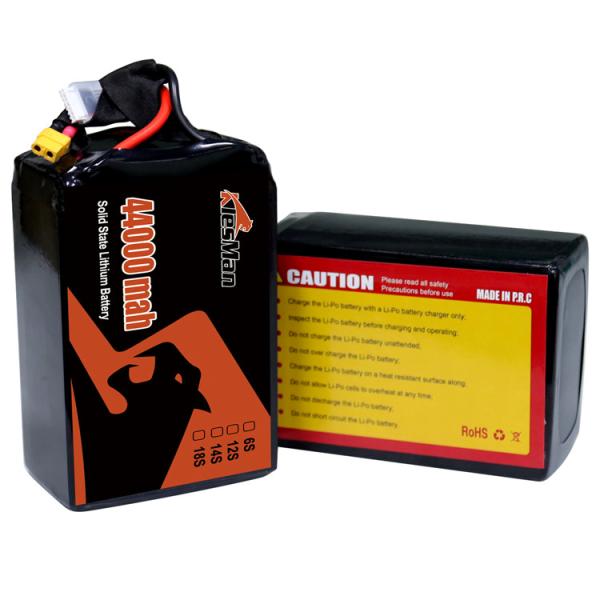 Buy cheap 6S 10C 25C 22.2V 10000mAh 12000mAh 16000mAh 22000mAh 30000mAh Lipo Battery smart Drone battery from wholesalers