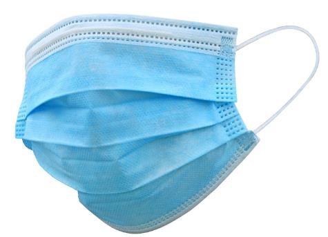 Buy cheap Hypoallergenic Fiberglass 3ply Blue Disposable Mask from wholesalers
