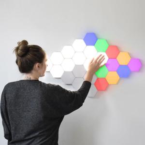 China Touch Sensitive RGB LED Panel Light With Hexagonal Modern Appearance on sale