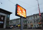 DIP P10 Outdoor Advertising Led Display Screen 6000cd/sqm Brightness Energy