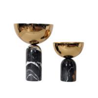Buy cheap Marble Stand Gold Plated 200X280mm Deco Flower Bowls product