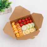 Folding Takeaway Food Boxes Environmental Protection Various Size Available