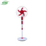 Buy cheap 16 Inch Solar Rechargeable Stand Fan , 12 Volt Ac Dc Stand Fan With LED LAMP from wholesalers