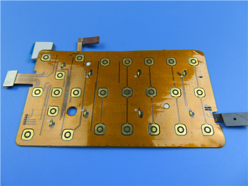 Polyimide Stiffener 2 Oz Copper 4 Layer Flex PCB Reducing the volume