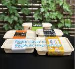 Take Away Fast Food, Compartment Packing Box, Containers, Starch Biodegradable,