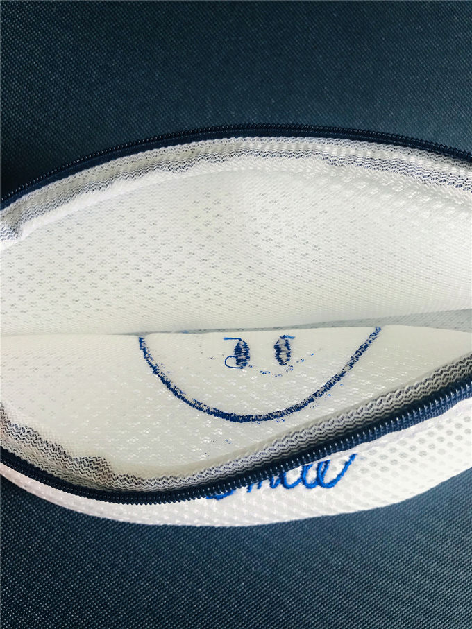Quality underwear washing protection poly mesh bra laundry bag with zipper type
