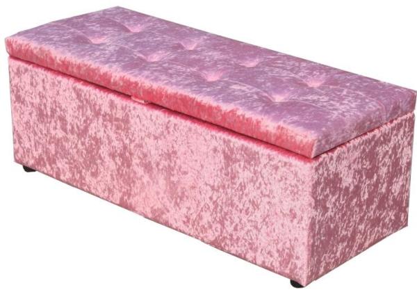 Buy cheap Velvet Upholstered Ottoman Storage Box from wholesalers
