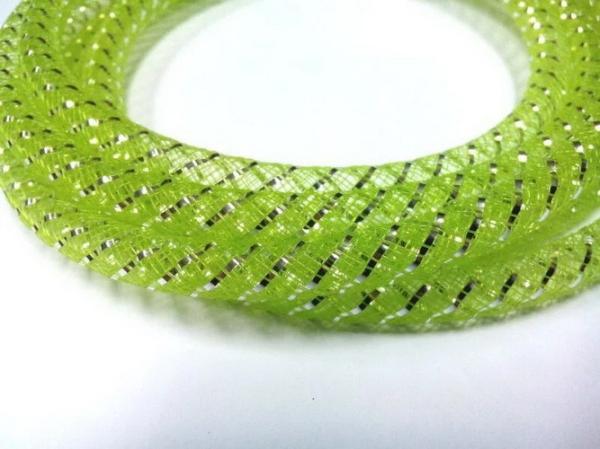Buy cheap Green Braided Nylon Mesh Sleeve For Cable Protection , Expandable Mesh Tube from wholesalers