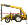 Buy cheap Popular sale lifting crane mounted post hole digger machine new tractor with auger from wholesalers