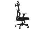 Black PA66 23kg Office Mesh Chairs 3 Degree Locking For Relaxing