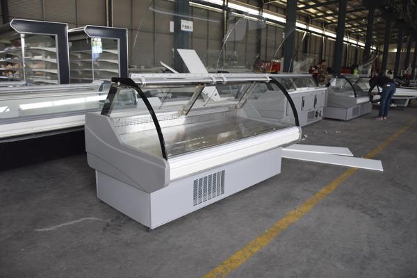 Buy cheap deli cooler showcase Deli Refrigerated Display Case Deli Chiller Display Cabinet from wholesalers