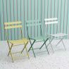Buy cheap Outdoor Steel Folding Table And Chairs Garden 4 Person Dining Set from wholesalers