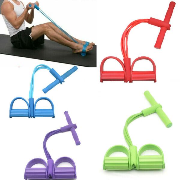 Buy cheap Fitness Gum 4 Tube Resistance Bands Yoga Equipment Pilates Resistance Bands from wholesalers