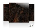 600 X 600mm Polished Porcelain Floor Tiles Black Gold Double Vitrified Tiles
