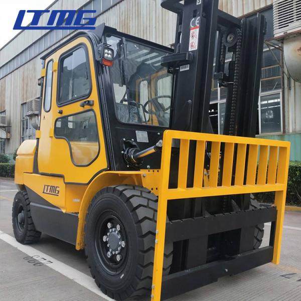 Buy cheap 5000kg rated capacity diesel forklift truck with dual front tires from wholesalers