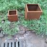 Buy cheap Drainage Hole Large Corten Bowl Planter Pots Modern Design For Garden from wholesalers