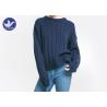 Buy cheap Ribs Knitting Ladies Wool Jumpers Acrylic Blended Pullover Sweater Anti - Pilling from wholesalers