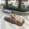 Buy cheap Bronze Hippo Large Garden Animal Sculptures Modern Cast Copper Brass from wholesalers